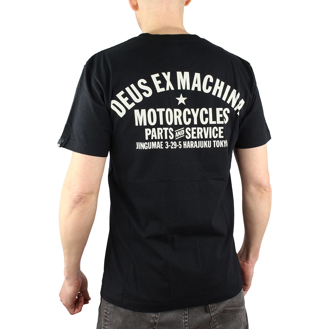 Deus Ex Machina Tokyo Address (Shield) T-Shirt - Black