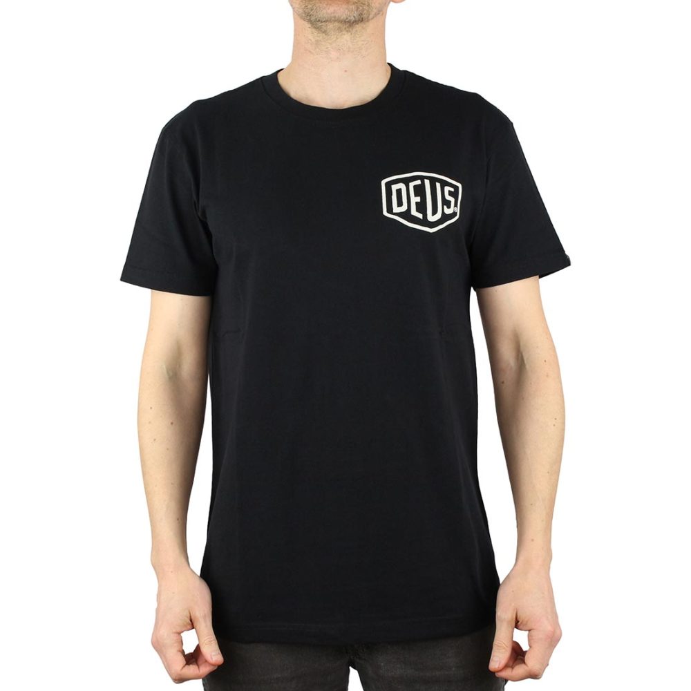 Deus Ex Machina Tokyo Address (Shield) T-Shirt - Black