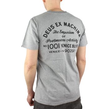 Deus Ex Machina Venice LA Address T-Shirt - Grey Marle