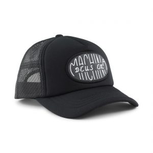 Deus Ex Machina Capsule Mesh Back Trucker Cap - Black