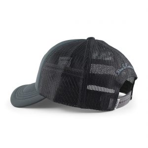 Deus Ex Machina Circle Logo Mesh Back Trucker Cap 77002 - Lt. Black