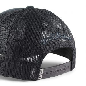Deus Ex Machina Circle Logo Mesh Back Trucker Cap 77002 - Lt. Black