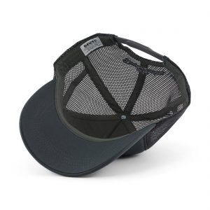 Deus Ex Machina Circle Logo Mesh Back Trucker Cap 77002 - Lt. Black
