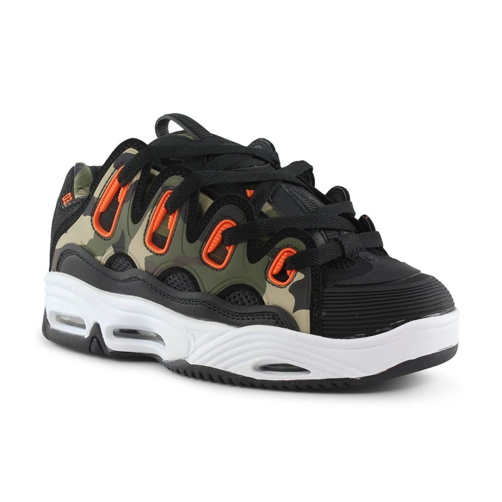 Osiris D3 2001 Shoes - Black Orange Camo