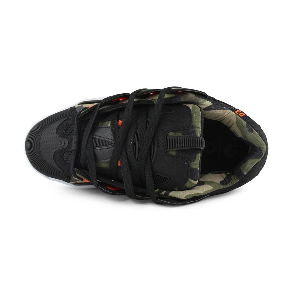 Osiris D3 2001 Shoes - Black Orange Camo