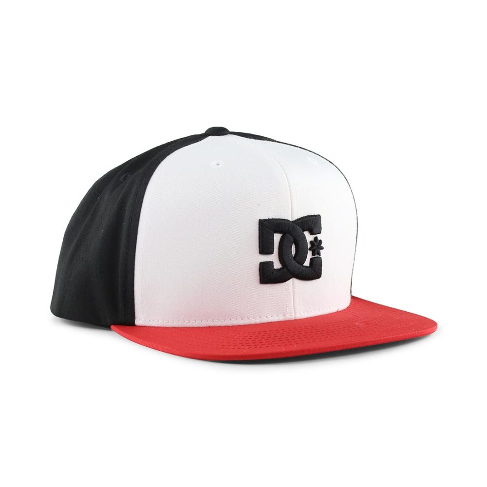 DC Shoes Snappy Snapback Cap - Black White