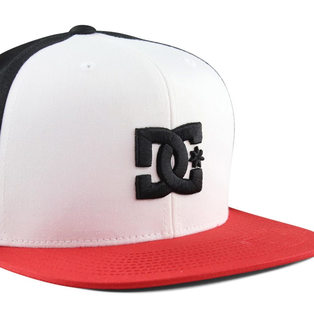 DC Shoes Snappy Snapback Cap - Black White