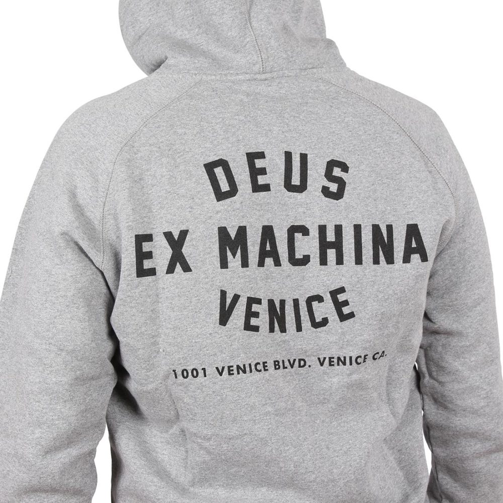 Deus Ex Machina Venice Address Pullover Hoodie - Grey Marle