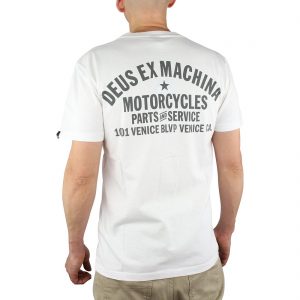 Deus Ex Machina Venice Address (Shield) T-Shirt - White