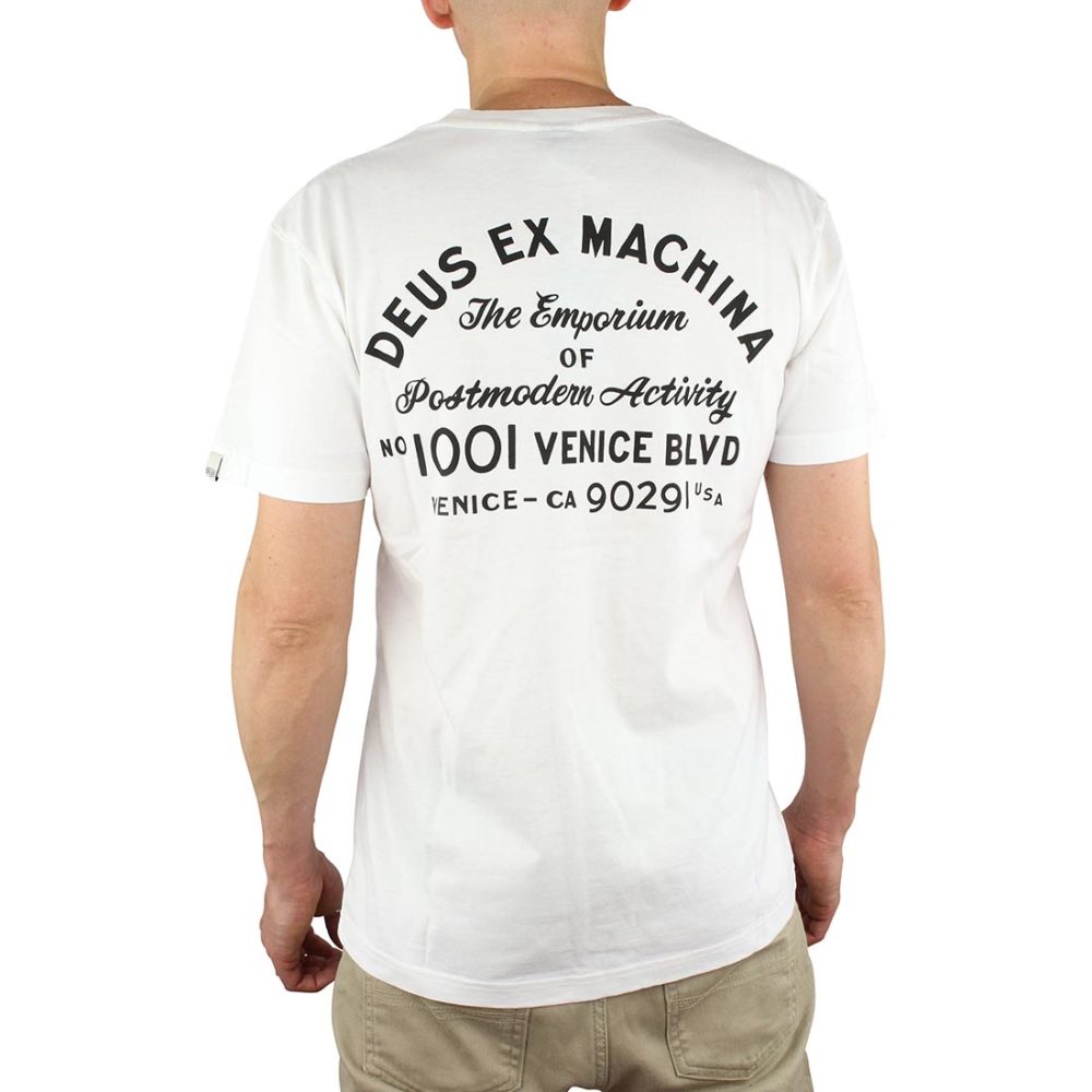 Deus Ex Machina Venice LA Address T-Shirt – White