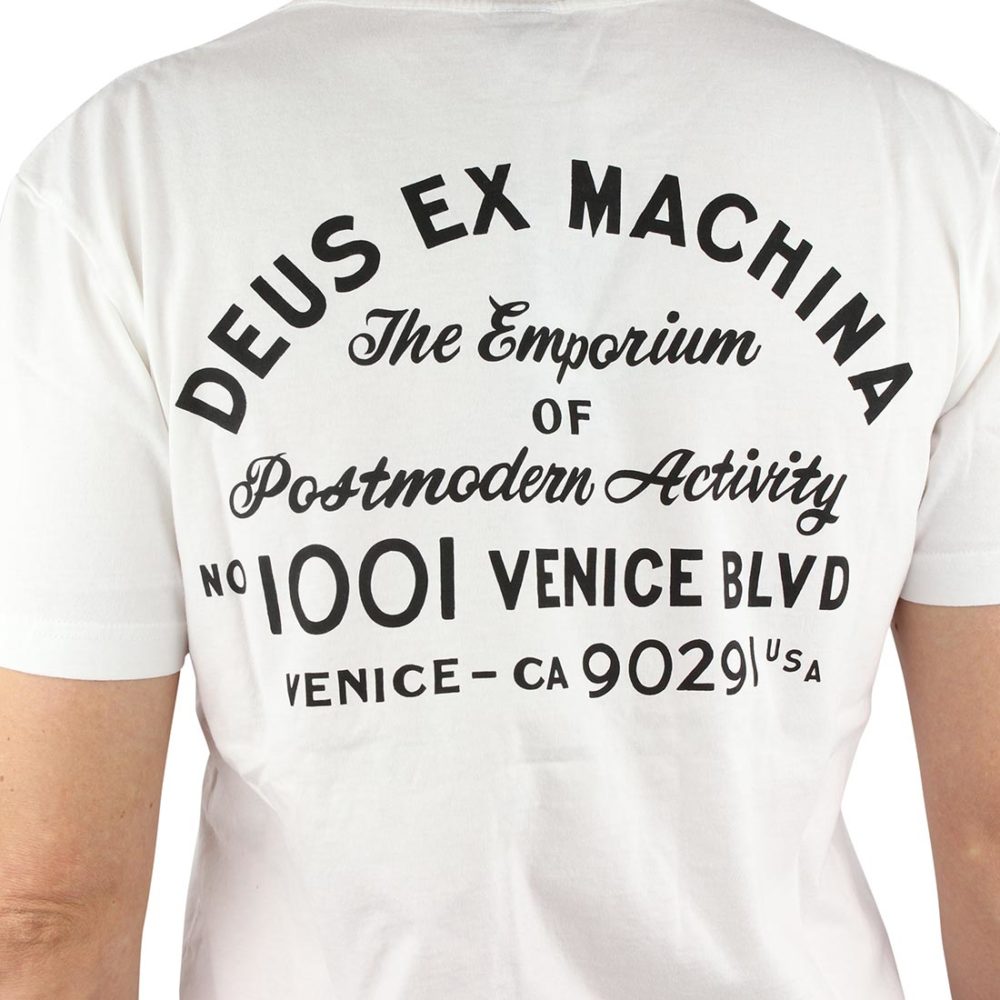 Deus Ex Machina Venice LA Address T-Shirt – White