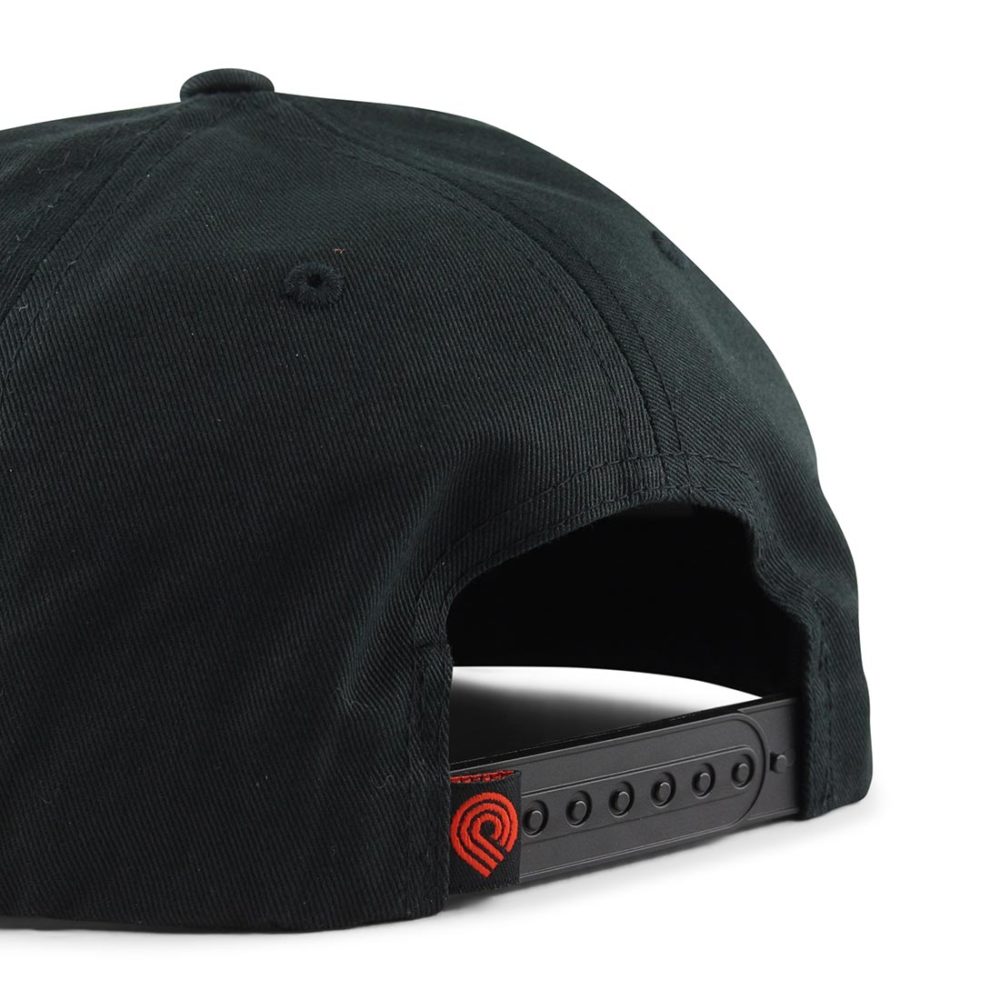 Powell Peralta Winged Ripper Snapback Cap - Black