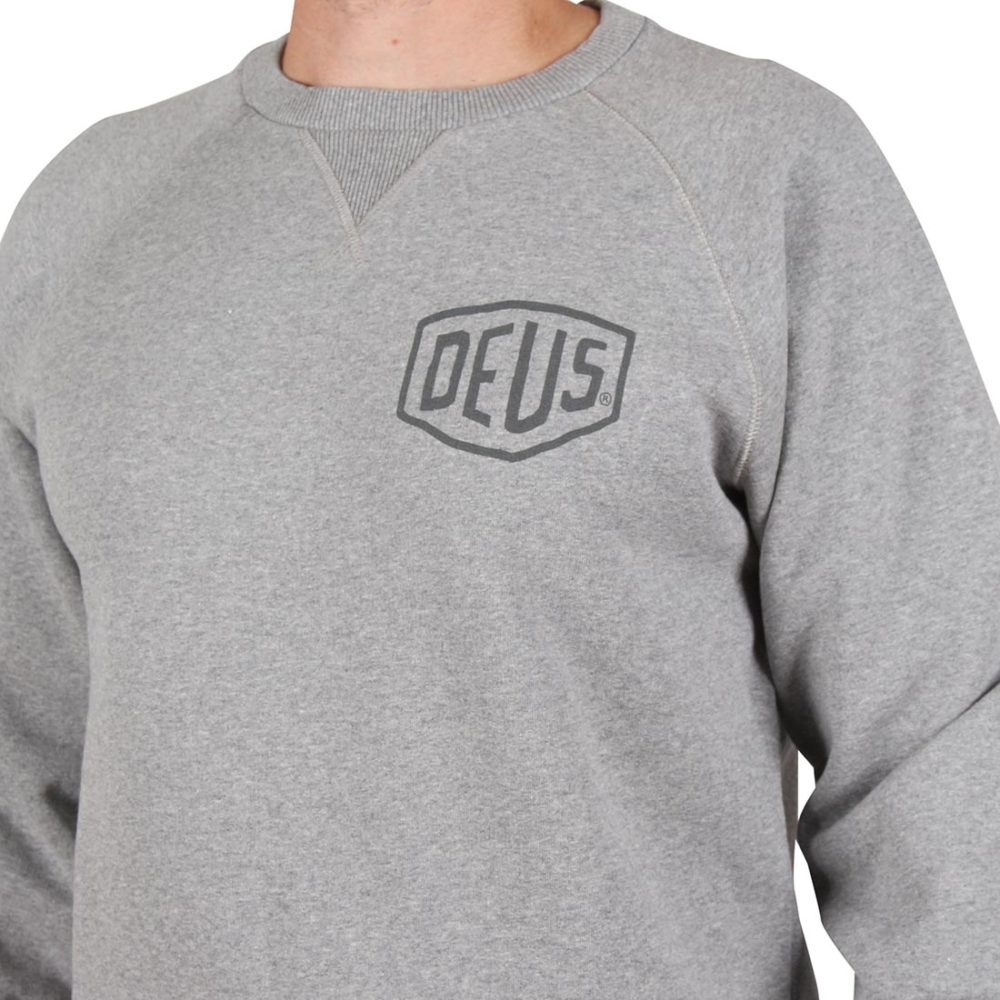 Deus Ex Machina Venice Address Crew Sweater - Grey Marle