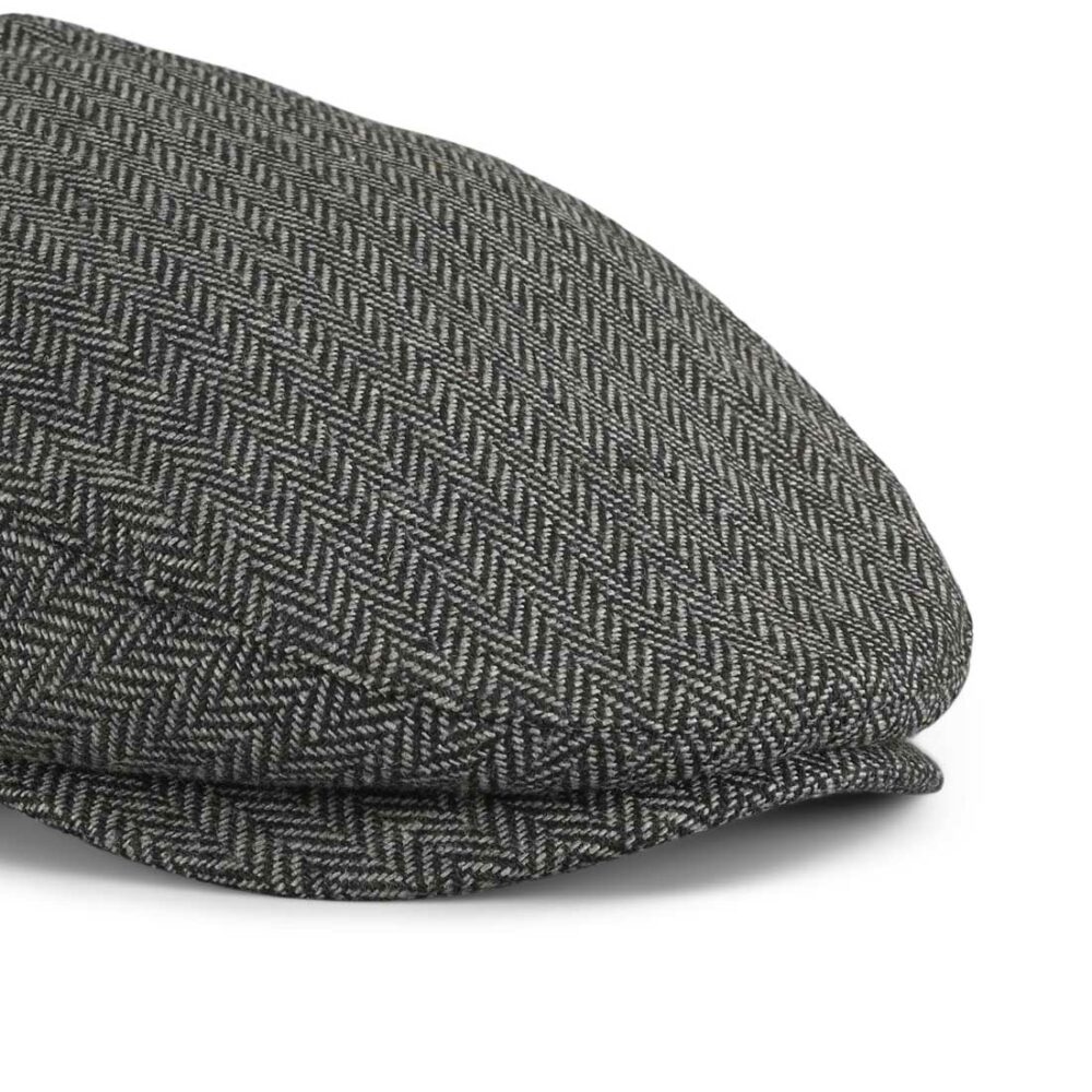 Brixton Hooligan Snap Flat Cap - Grey / Black