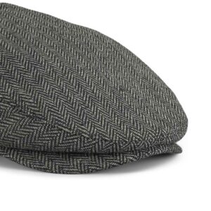Brixton Hooligan Snap Flat Cap - Grey/Black