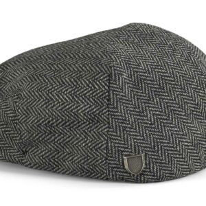 Brixton Hooligan Snap Flat Cap - Grey/Black