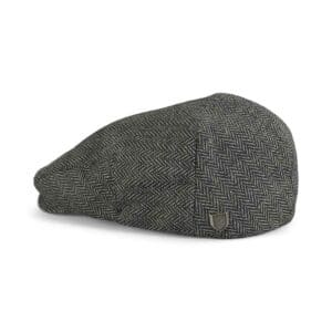 Brixton Hooligan Snap Flat Cap - Grey/Black
