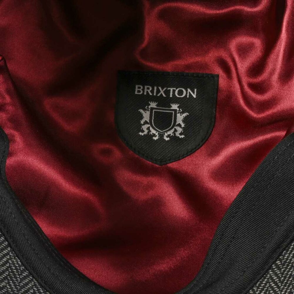 Brixton Hooligan Snap Flat Cap - Grey/Black