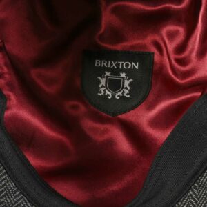 Brixton Hooligan Snap Flat Cap - Grey/Black
