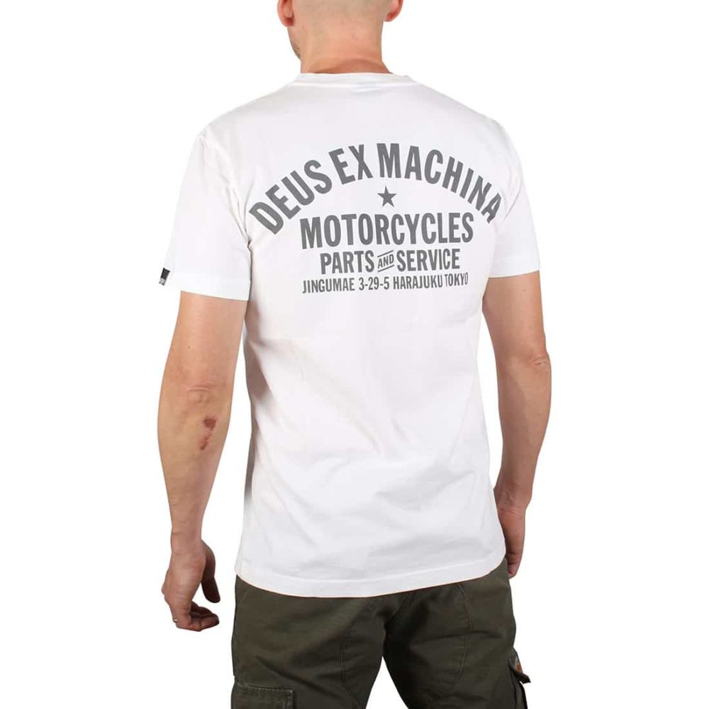 Deus Ex Machina Tokyo Address (Shield) T-Shirt - White