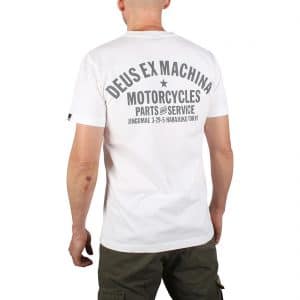 Deus Ex Machina Tokyo Address (Shield) T-Shirt - White