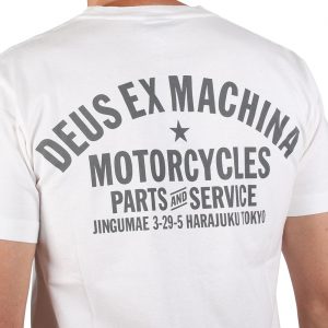 Deus Ex Machina Tokyo Address (Shield) T-Shirt - White