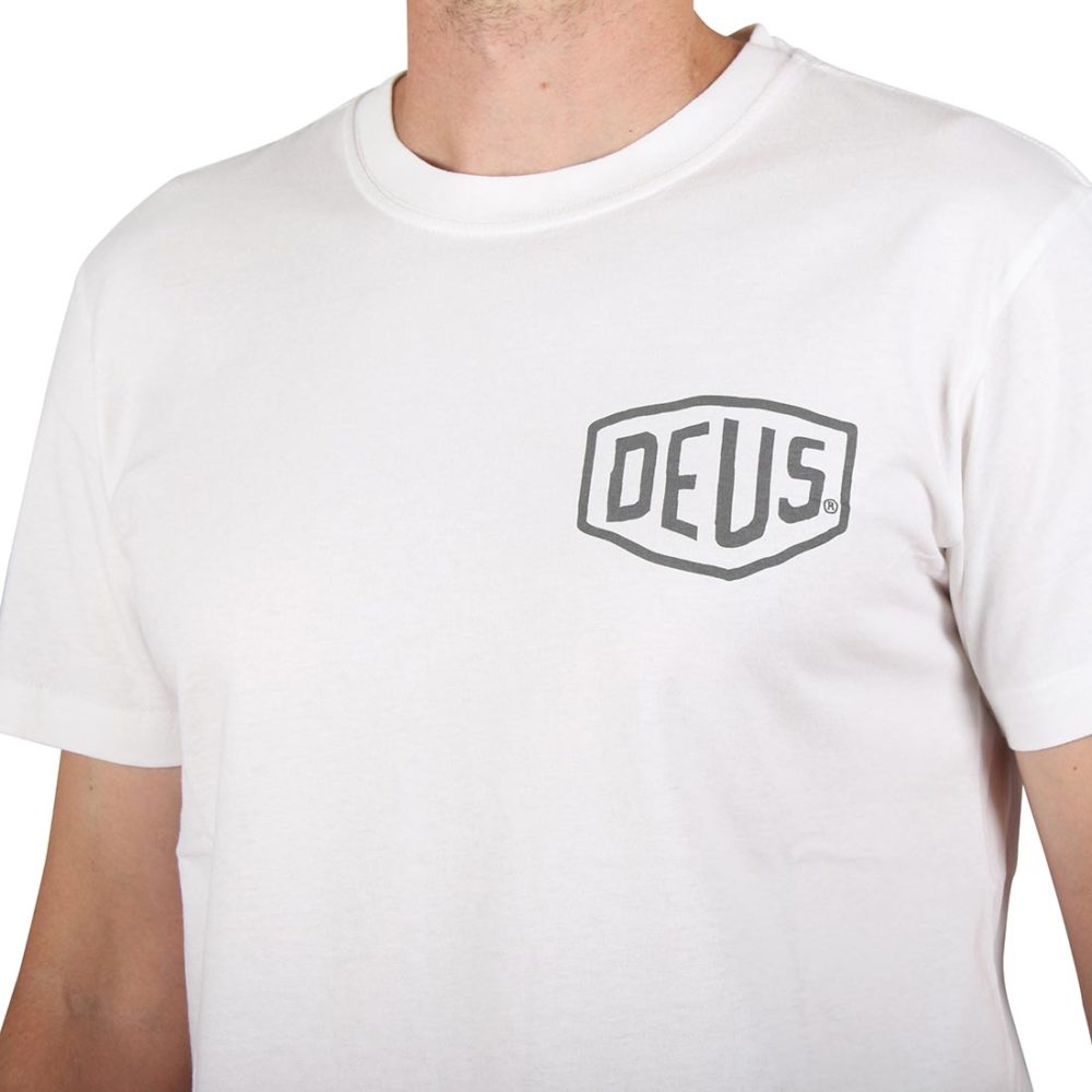 Deus Ex Machina Tokyo Address (Shield) T-Shirt - White