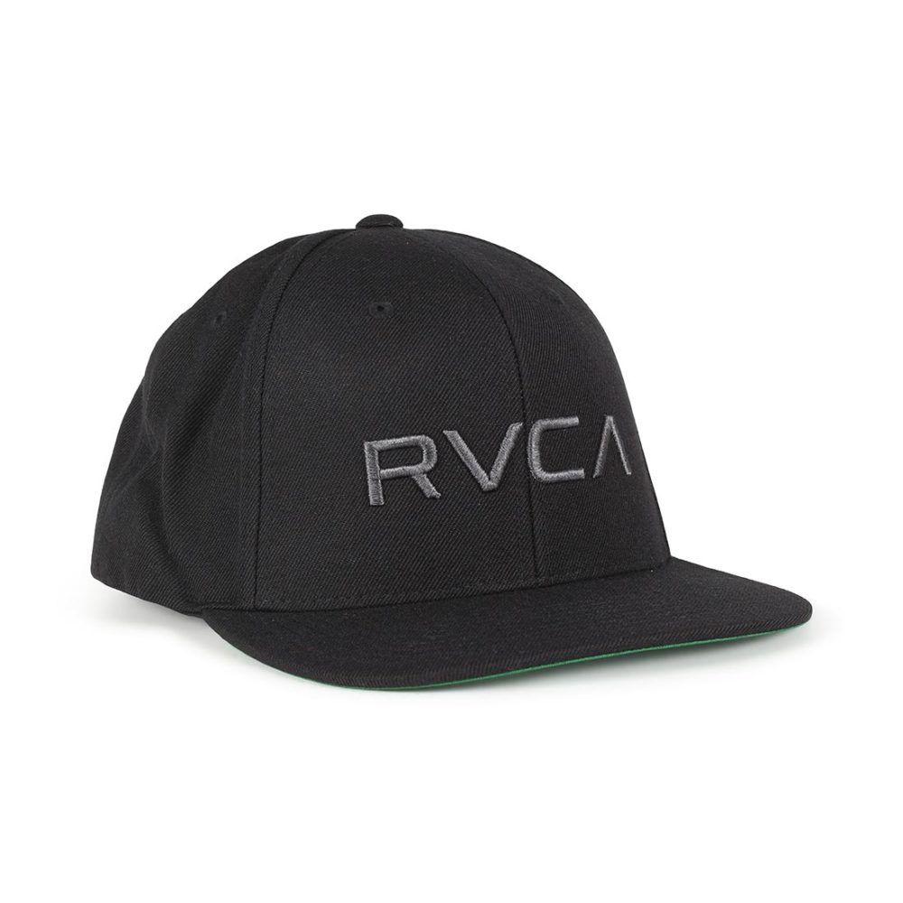 RVCA RV Twill Snapback III Hat (AW18) - Black / Charcoal