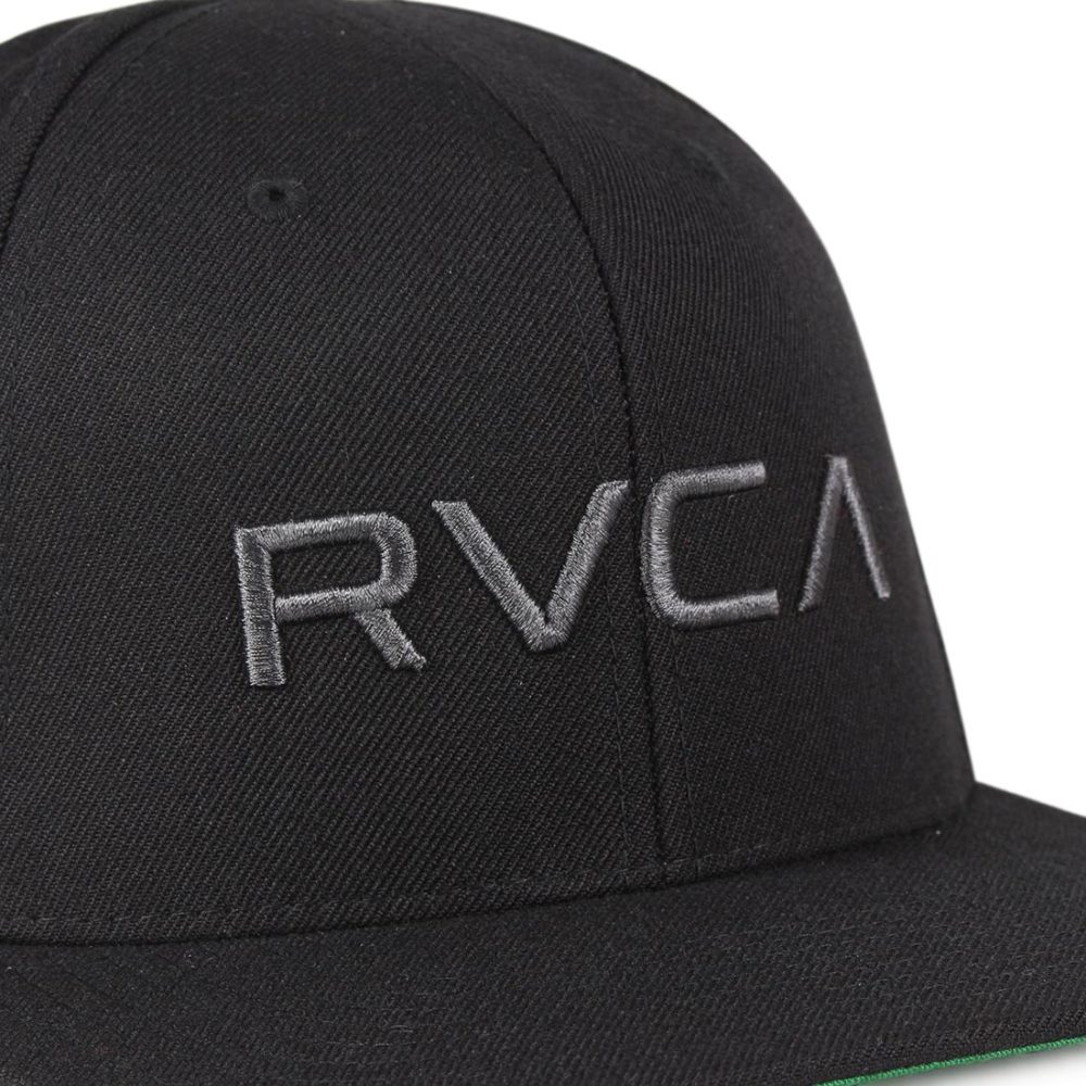 RVCA RV Twill Snapback III Hat (AW18) - Black / Charcoal