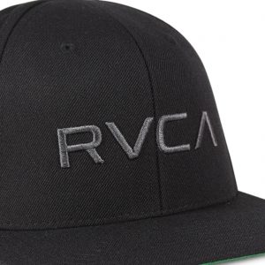 RVCA Twill Snapback Cap - Black