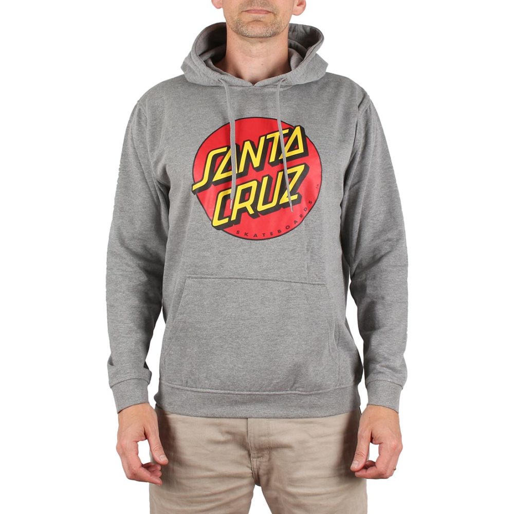 Santa Cruz Classic Dot Pullover Hoodie - Dark Heather