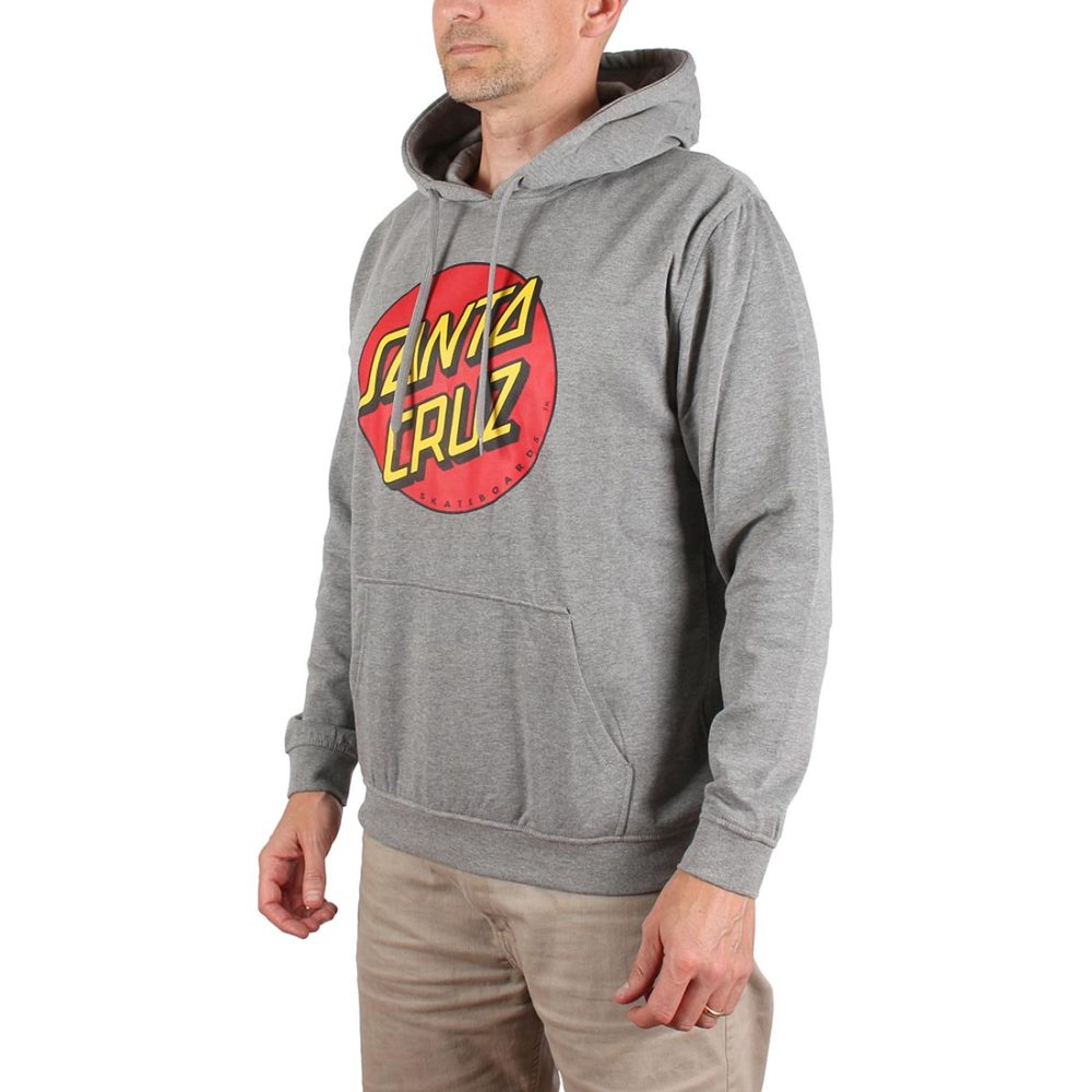 Santa Cruz Classic Dot Pullover Hoodie - Dark Heather