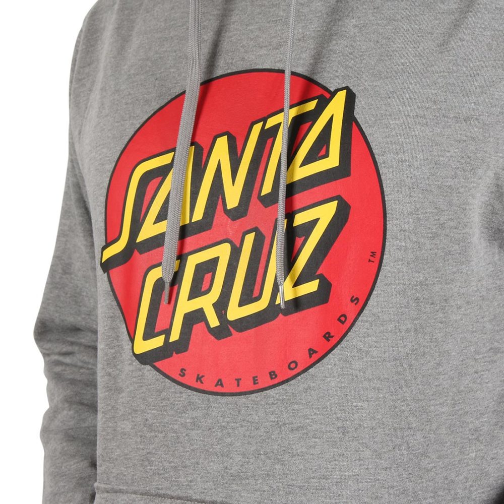 Santa Cruz Classic Dot Pullover Hoodie - Dark Heather