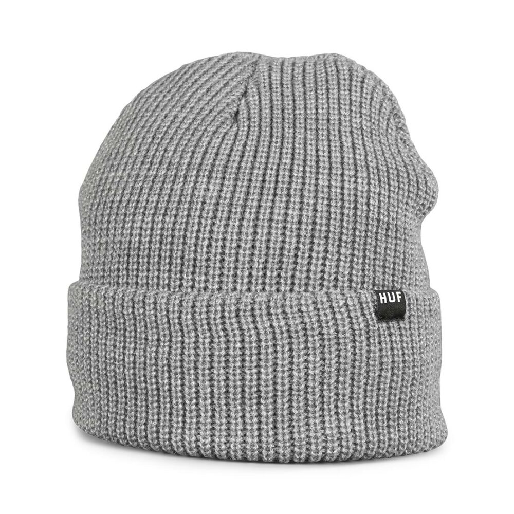 HUF Usual Cuffed Beanie Hat - Grey Heather