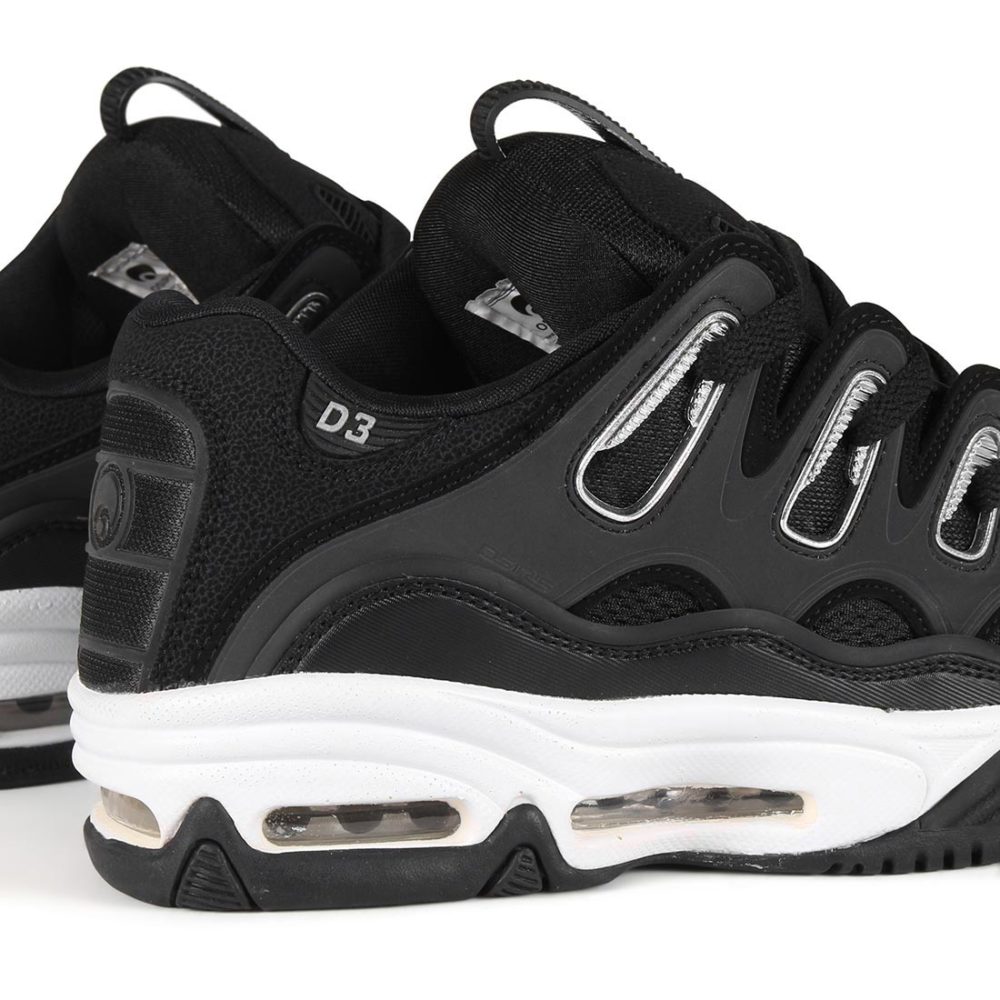 Osiris D3 2001 Shoes - Black / White / Silver