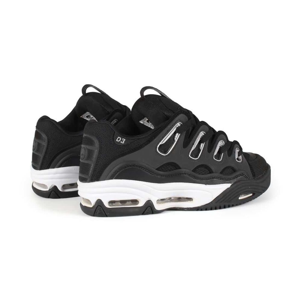 Osiris D3 2001 Shoes - Black / White / Silver