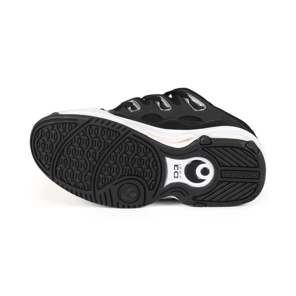 Osiris D3 2001 Shoes - Black / White / Silver