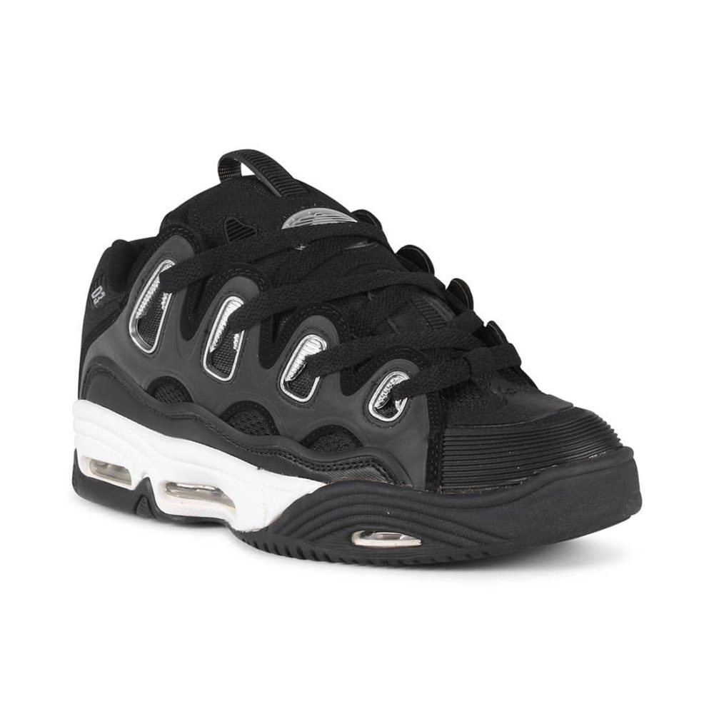 Osiris D3 2001 Shoes - Black / White / Silver