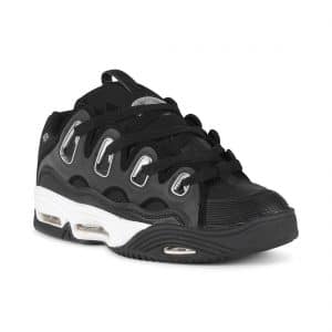 Osiris D3 2001 Skate Shoes Black White Silver Supereight