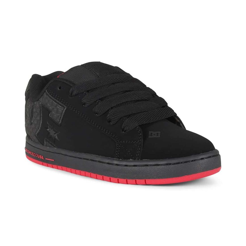 DC Shoes Court Graffik SE - Black / Red / Black