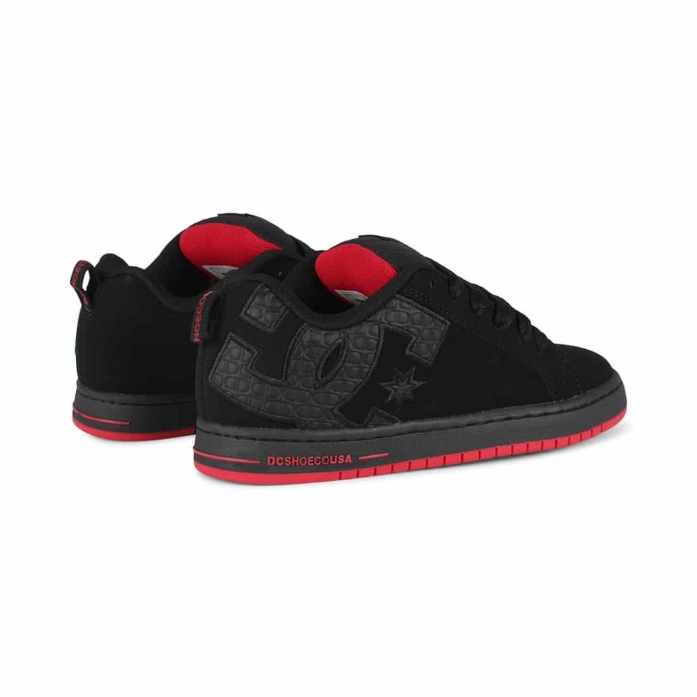 DC Shoes Court Graffik SE - Black / Red / Black