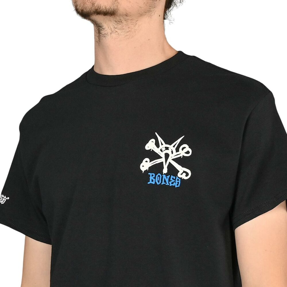 Powell Peralta Rat Bones S/S T-Shirt - Black