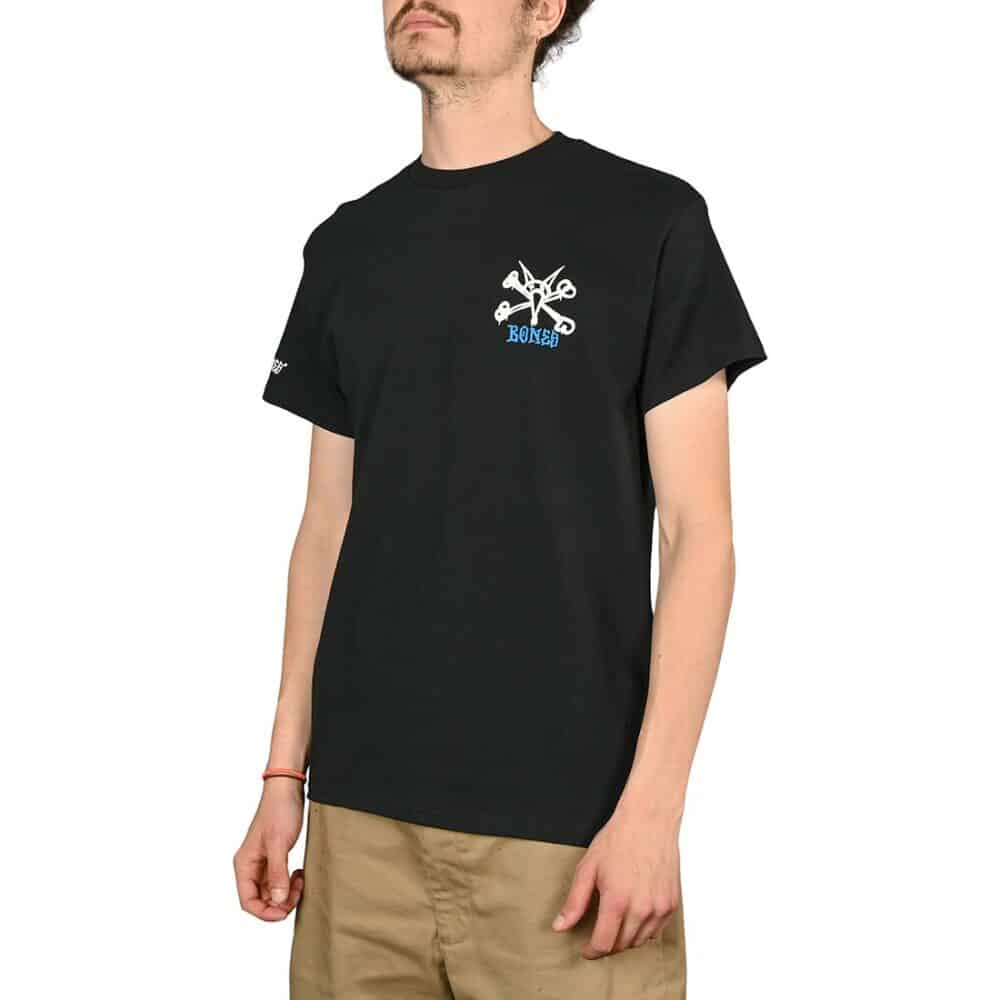 Powell Peralta Rat Bones S/S T-Shirt - Black