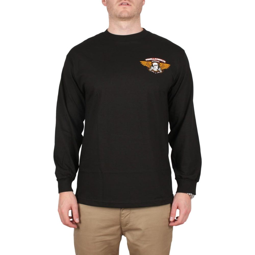 Powell Peralta Winged Ripper L/S T-Shirt - Black