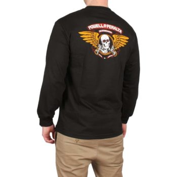 Powell Peralta Winged Ripper L/S T-Shirt - Black