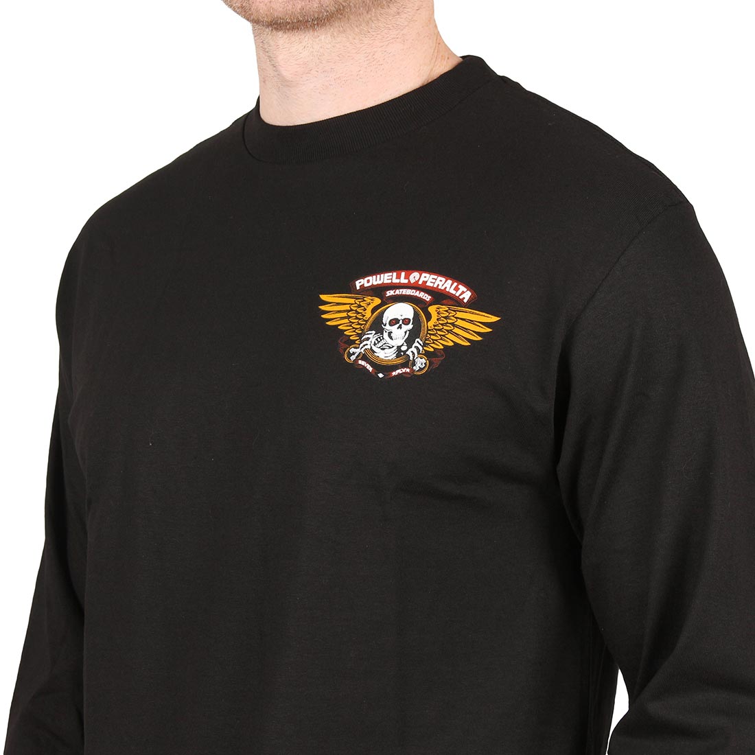 thumbnail image 2 of Powell Peralta Winged Ripper Skateboard T-Shirt – Navy Blue – Men's Regular Fit 2 of 4