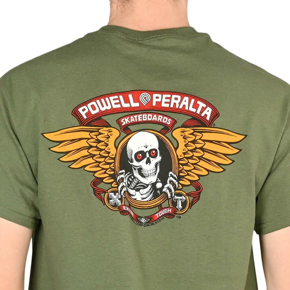 Powell Peralta Winged Ripper S/S T-Shirt - Green