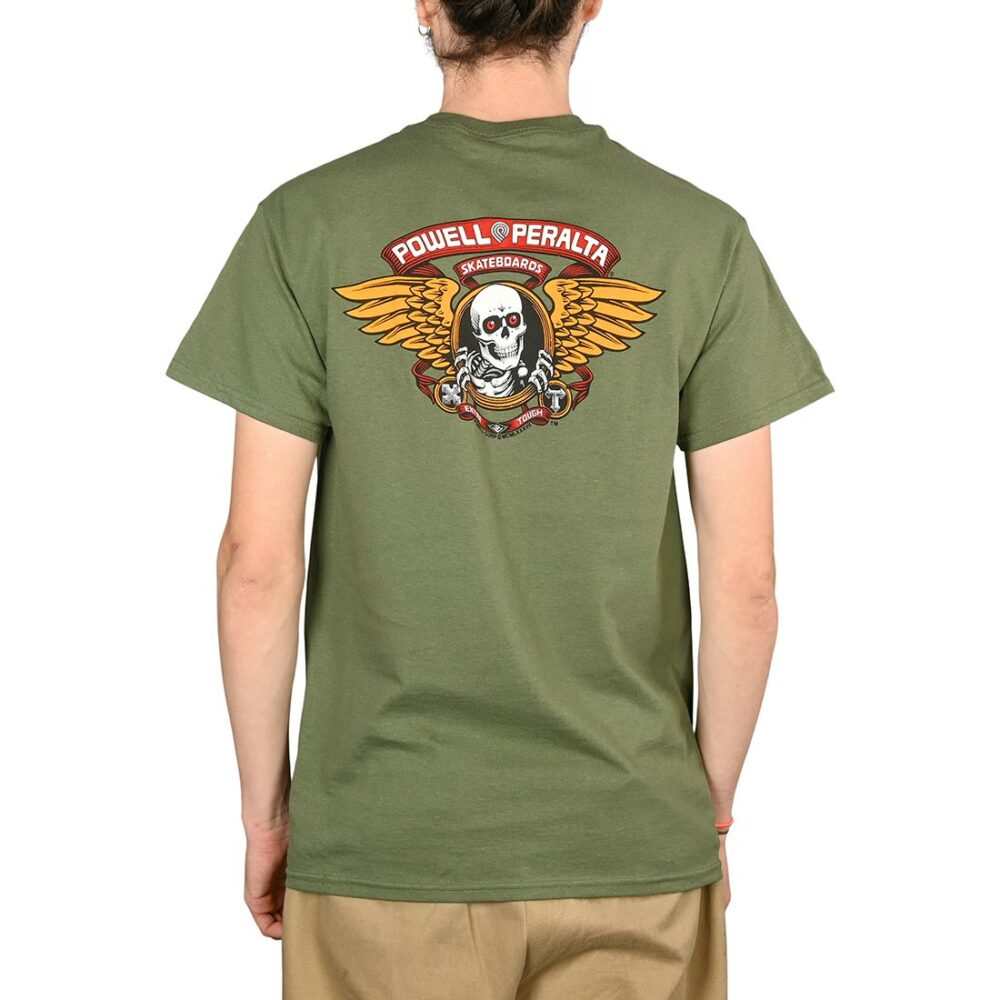 Powell Peralta Winged Ripper S/S T-Shirt - Green