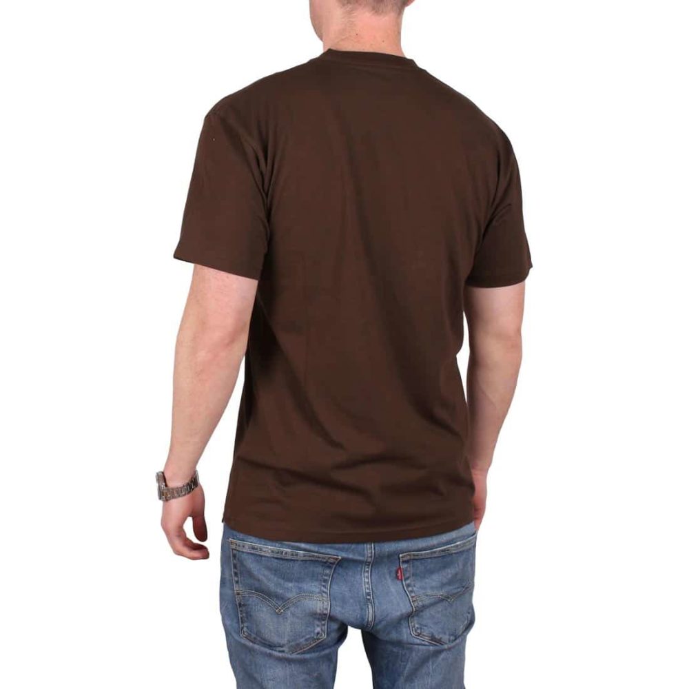 Vans Full Patch S/S T-Shirt - Dark Chocolate / Golden Yellow