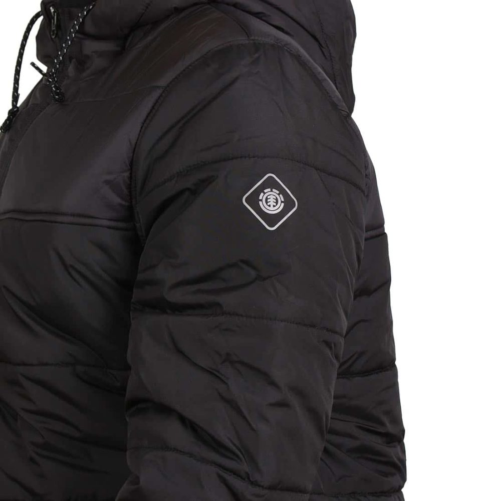 Element Alder Heavy Puff Travel Well Jacket - Flint Black